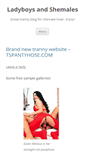 Mobile Screenshot of ladyboys-shemales.com
